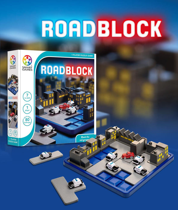 Road Block - Smart Games Logic Game 7yrs+ - My Playroom 