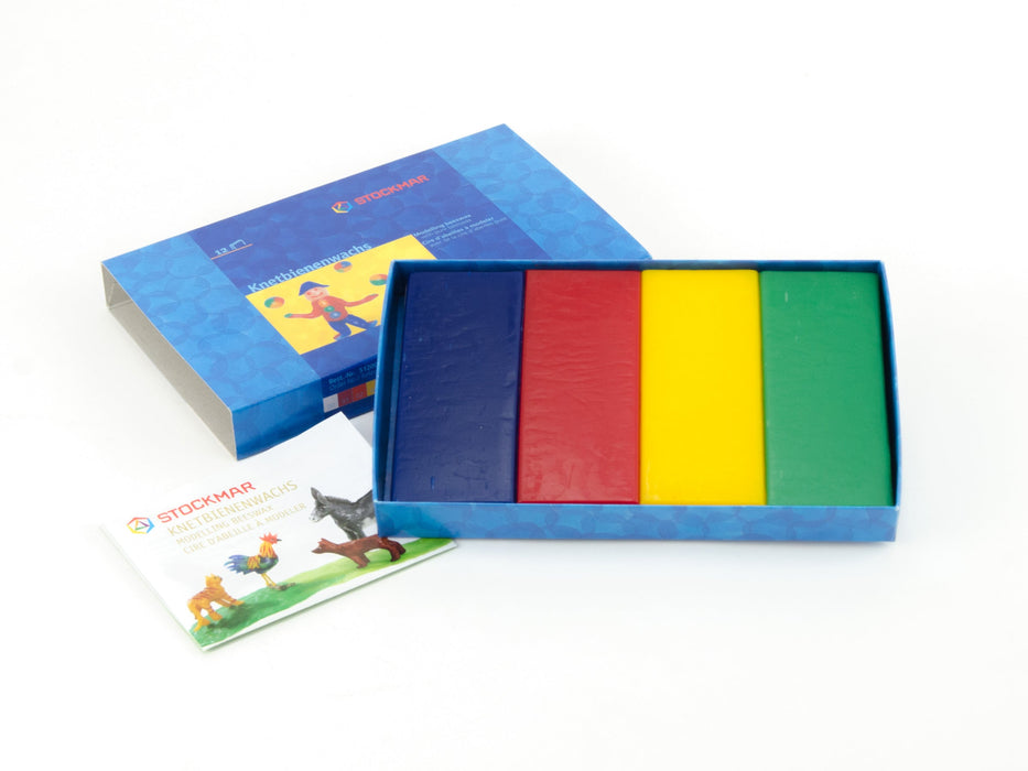 Stockmar Modelling Beeswax 12 Assorted Colours 3yrs+