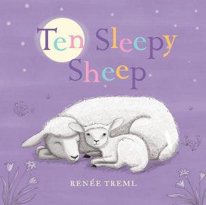 Ten Sleepy Sheep (Board Book) - My Playroom 