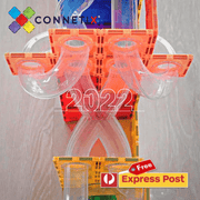 Connetix Rainbow Ball Run 66 Piece 2022 Expansion Pack - My Playroom 