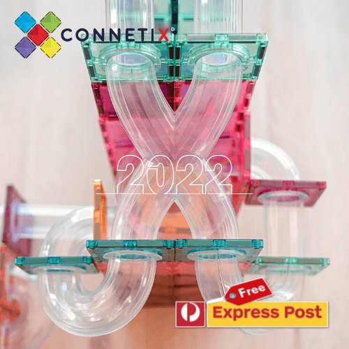 Connetix Pastel Ball Run 80 Piece Expansion Pack 2022 NEW - My Playroom 