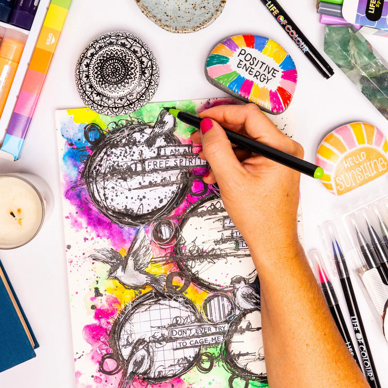 Watercolour Brush Pen Set of 20 - My Playroom 