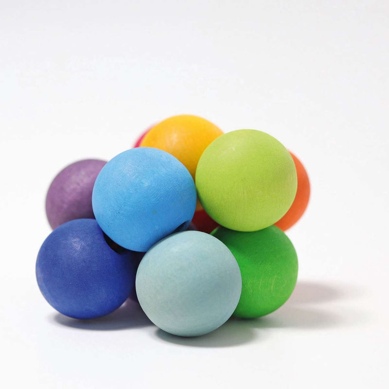 Grimm's Rainbow Beads Grasper Baby Toys Baby Gifts Idea Best Seller Most Loved in Store 0m+