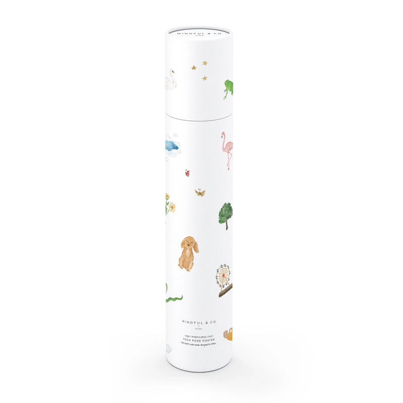 Mindful & Co Kids Yoga Poses Print Gifting Idea Best Seller 18m+